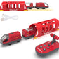 Toy Train Set Remote Control Locomotive Train, Motorized Train For Wooden Track, Electric Train And Tunnel With Sound & Lighting Effect, Magnetic Trains Compatible With Thomas, Brio, Chuggington