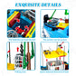 Wvinvw Fishing Boat Building Blocks Sets, Pirate Ship Sea Fishing Building Block Toy Set Collection Show, Creative Gifts Toys Fo