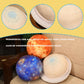 Elainren Soft Planet Mercury Plush Toy Realistic Stuffed Space Planet Toy Cute Solar System Planet Plushie Doll Gifts/10.6''