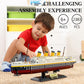 Micro Mini Blocks Titanic Model Building Set 2383PCS, No Compatible with Lego Titanic, 3D Titanic Model Building Set Blocks, Min
