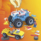 Mega Hot Wheels Collectible Vehicle Building Toy Car Rodger Dodger, 2 Micro Action Figure Drivers And Deluxe Features, For Fans And Collectors