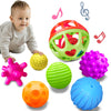 Rohsce Montessori Toys - Sensory Balls For Baby, Multiple Textures Colorful Toddler Sensory Toys For Babies 1-3 Hand Catching Ba