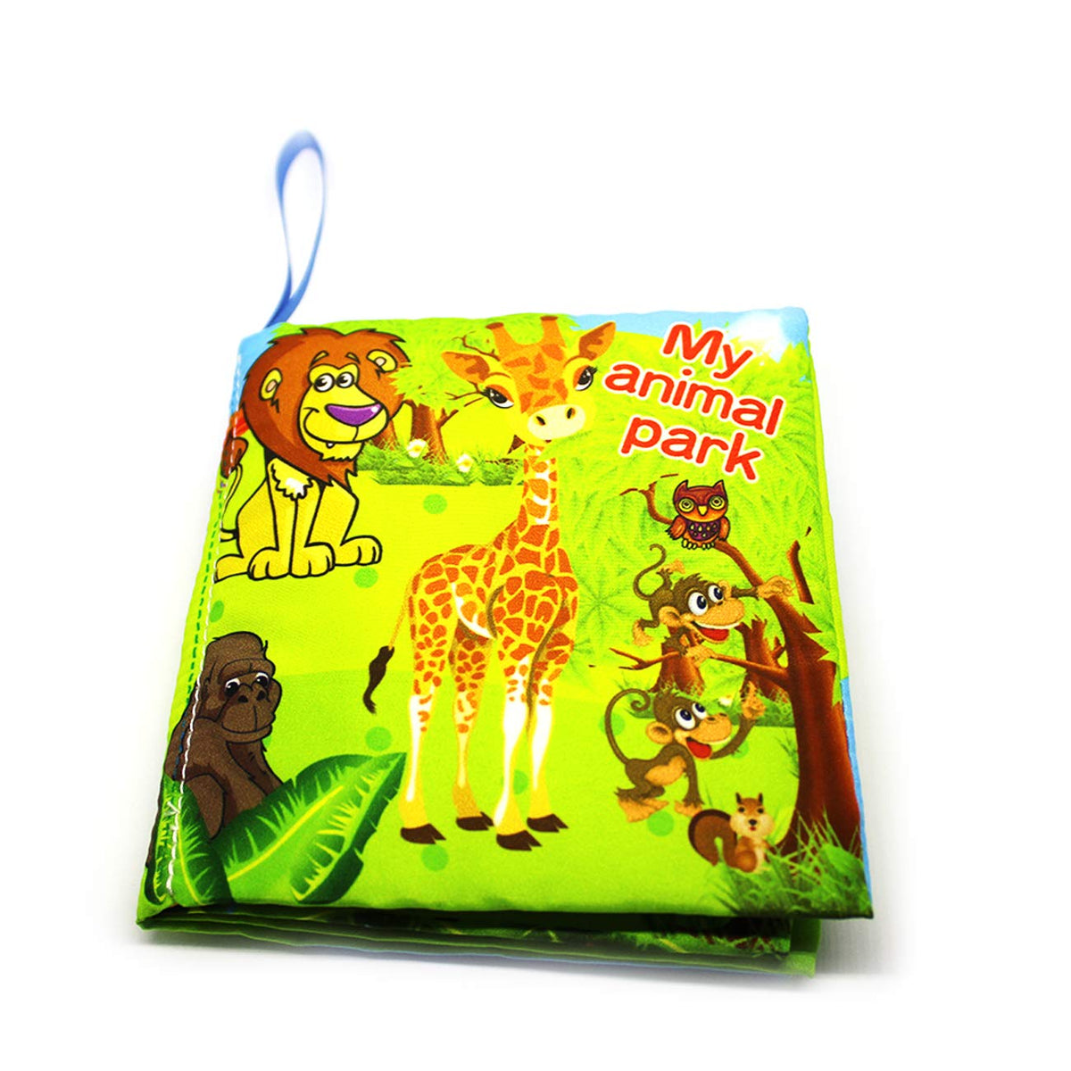 Vinayakart Infant Baby Early Learning Educational Animals Read Soft Books Intelligence Development Toys Animals Picture Cloth Bo
