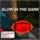 Hitegy Rechargeable Glow In The Dark Football - Usb Charging, Official Size 6, Light Up With Every Catch And Throw, Includes Pum