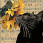 Nichpedr Jigsaw Puzzles You Are My Sunshine Black Cat With Sunflower Wooden Puzzles For Adults 500 Piece Kids Puzzles Toys Gift