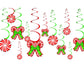 amscan 679852 Candy Cane Foil Swirls Value Pack, 12 Ct. | Christmas Decoration 24