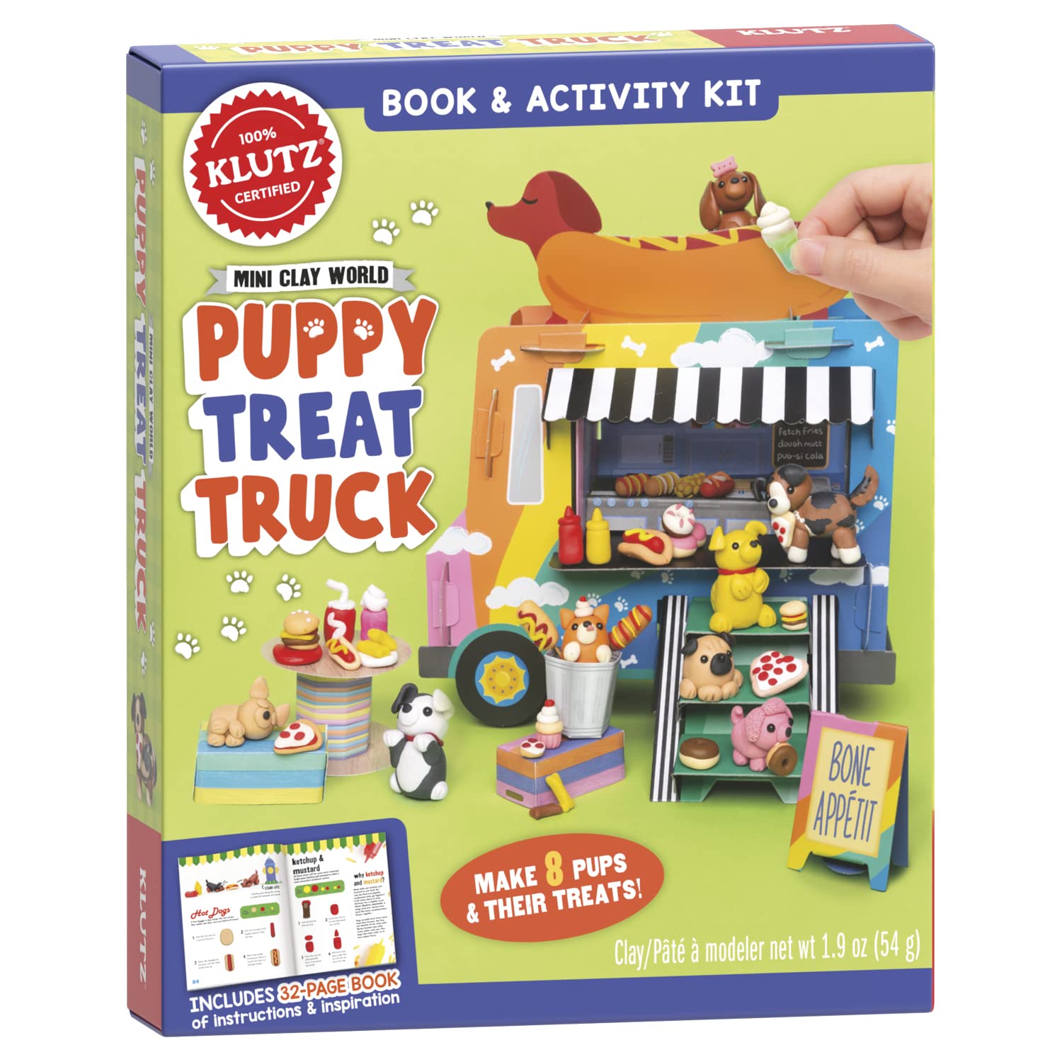 KLUTZ Mini Clay World Puppy Treat Truck Craft Kit