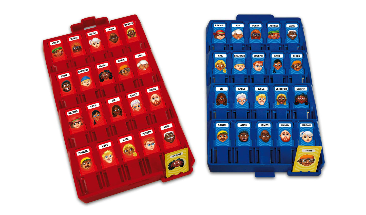 Hasbro Gaming Unisex-mature-themed Grab and Go Guess Who Game  Multicoloured  One Size