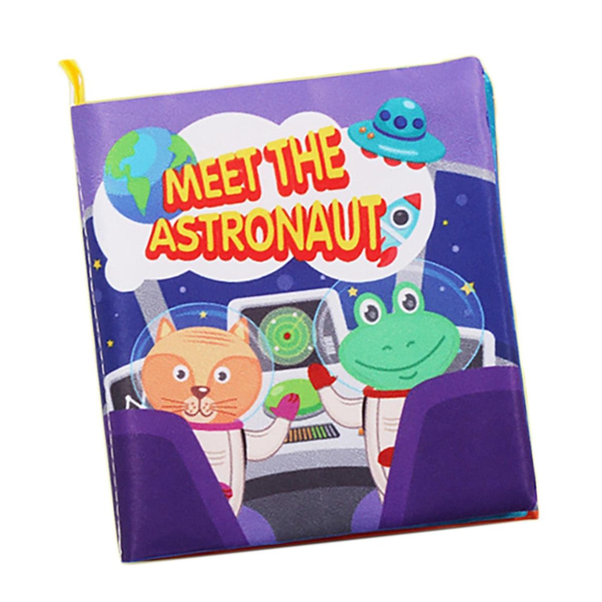 Ilsmysutra Crinkle Cloth Book Educational Sensory Toy Car Airplane Toy For Newborn Spaceman|Toys For Baby|Other Toys For Baby