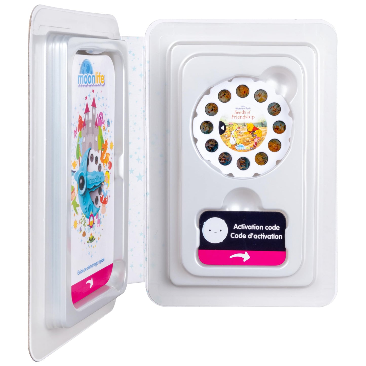 Moonlite Storybook Reels For Flashlight Projector, Kids Toddler | Disney’S Winnie The Pooh: Seeds Of Friendship | Single Reel Pack Story For 12 Months And Up