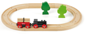 BRIO World - 33042 Little Forest Train Set - enhanced 18-Piece Wooden Toy Train Set with Track and Accessories | Perfect for Kids Ages 3 and Up | FSC Certified for Sustainability
