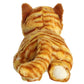 Aurora® 12 Adorable Flopsie™ Ginger Cat™ Stuffed Animal - Playful Orange Plush Toy for Kids - Timeless Companion