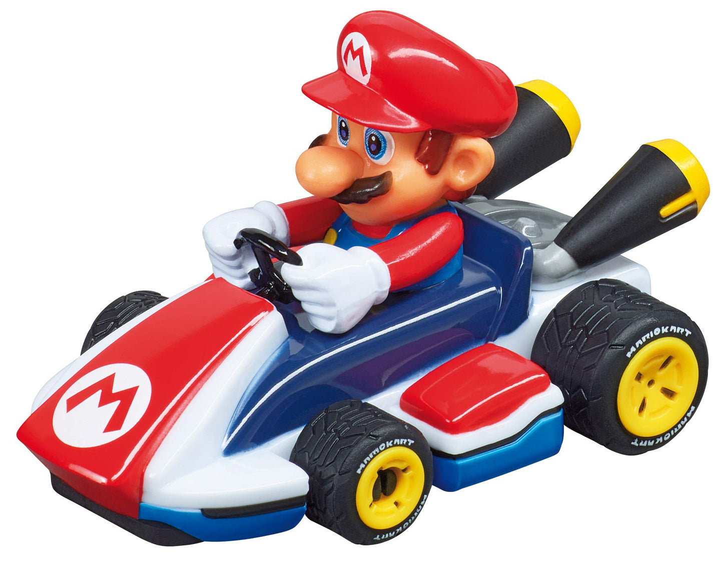 Carrera First Nintendo Mario Kart Slot Car Race Track - Includes 2 Cars: Mario And Luigi And Two-Controllers - Battery-Powered Beginner Set For Kids Ages 3 Years And Up, 20063028