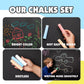 Felizroca 180Pcs Sidewalk Chalks Set In 20 Colors, Washable Coloured Chalk, Pavement Chalk, Jumbo Chalk Toddler, Non-Toxic Chalks, Outdoor Chalks For Kids