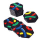 GIGAMIC Tantrix Strategy Game | 1-6 Players | Ages 6+ | 128 Cubic Inches | Tile Game
