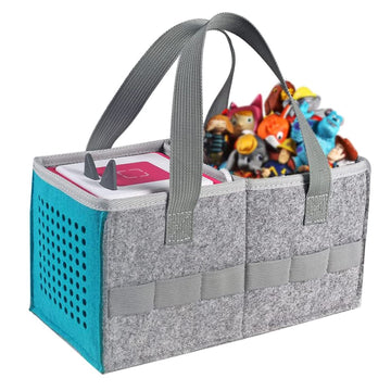Hounyoln Carry Bag For Toniebox Audio Player Starter Set,Felt Organizer Case For Tonie Starter Set Storage Bag