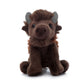 The Petting Zoo Bison Plush Toy - 6-Inch Brown Stuffed Animal - Perfect Gift for Kids - Wild Onez Babiez Zoo Animals