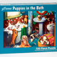 Vermont Christmas Company Puppies In The Bath Jigsaw Puzzle - 100 Piece Puppies Puzzle - Large Puppy Jigsaw Puzzle Made From Thick Durable Puzzle Board - Puppy Puzzles For Kids & Adults (19' X 13')