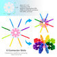 Picassotiles Building Chip Interlocking Disc Construction Blocks In White Color Stem Learning Early Education Toy Engineering Pl