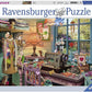 Ravensburger 1000 Piece Jigsaw Puzzle - The Sewing Shed, Unique Softclick Technology, Cardboard, FSC Certified, White