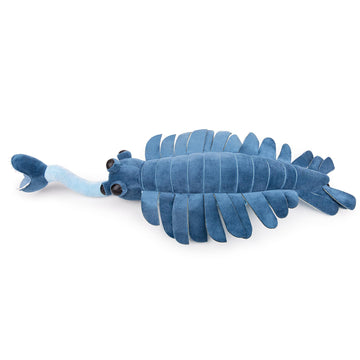 ZHONGXIN MADE Realistic 25 Blue Opabinia Regalis Plush Toy - Kids Cambrian Sea Creature Stuffed Animal