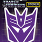 AtaBoy Transformers Stickers, Decepticon Anime/Movie Stickers  Transformers Gifts & Merchandise