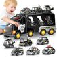 Beby Buty 7 in 1 Police Trucks Cars Toys for Toddlers 3-5, Boy Toddler Car Truck Toys with Light Sound, Birthday Gifts Toys for