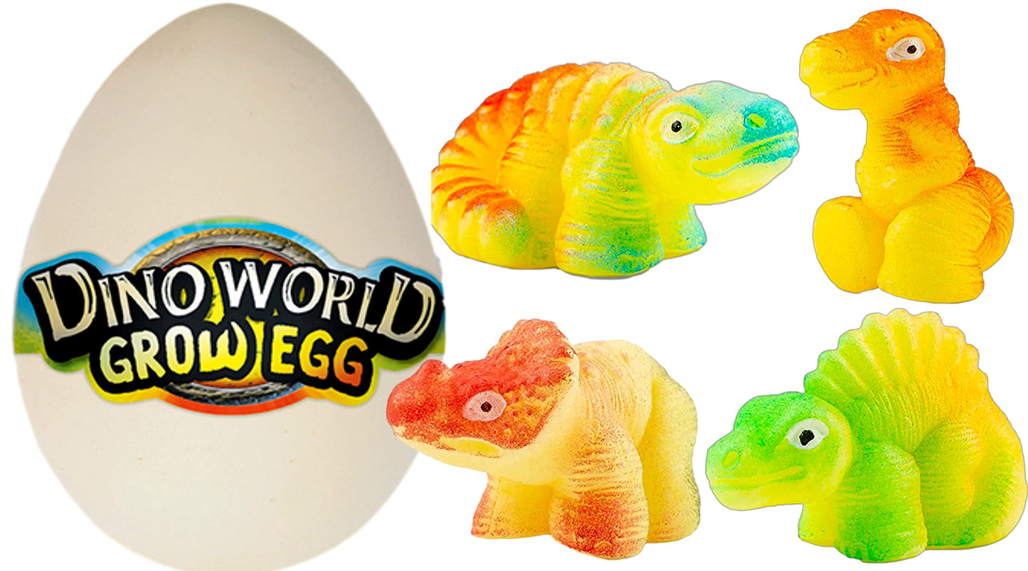 JA-RU Dino World Hatching Dinosaur Eggs Water Growing Toys for Kids (1 Egg) Surprise Dino Egg. Educational Science Toys. Bulk Di