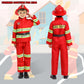 Watlie Firefighter Costume For Kids, Fireman Costume With Toy Accessories Set, Toddler Firefighter Costume For Boys And Girls, F