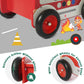Wooden 2-in-1 Toddler Push & Pull Fire Truck