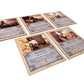 Tabletop Monthly Professions Victory Point Cards, Bricklayer, Stonemason, Farmer, Shepherd, Lumberjack, Compatible With Catan'S