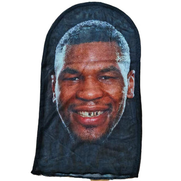 Celebrity Pdiddy Face Mesh Mask, Realistic rapper face sheisty mask head, Full Face funny Baraklava Hat, Cosplay Prop (MikeTyson