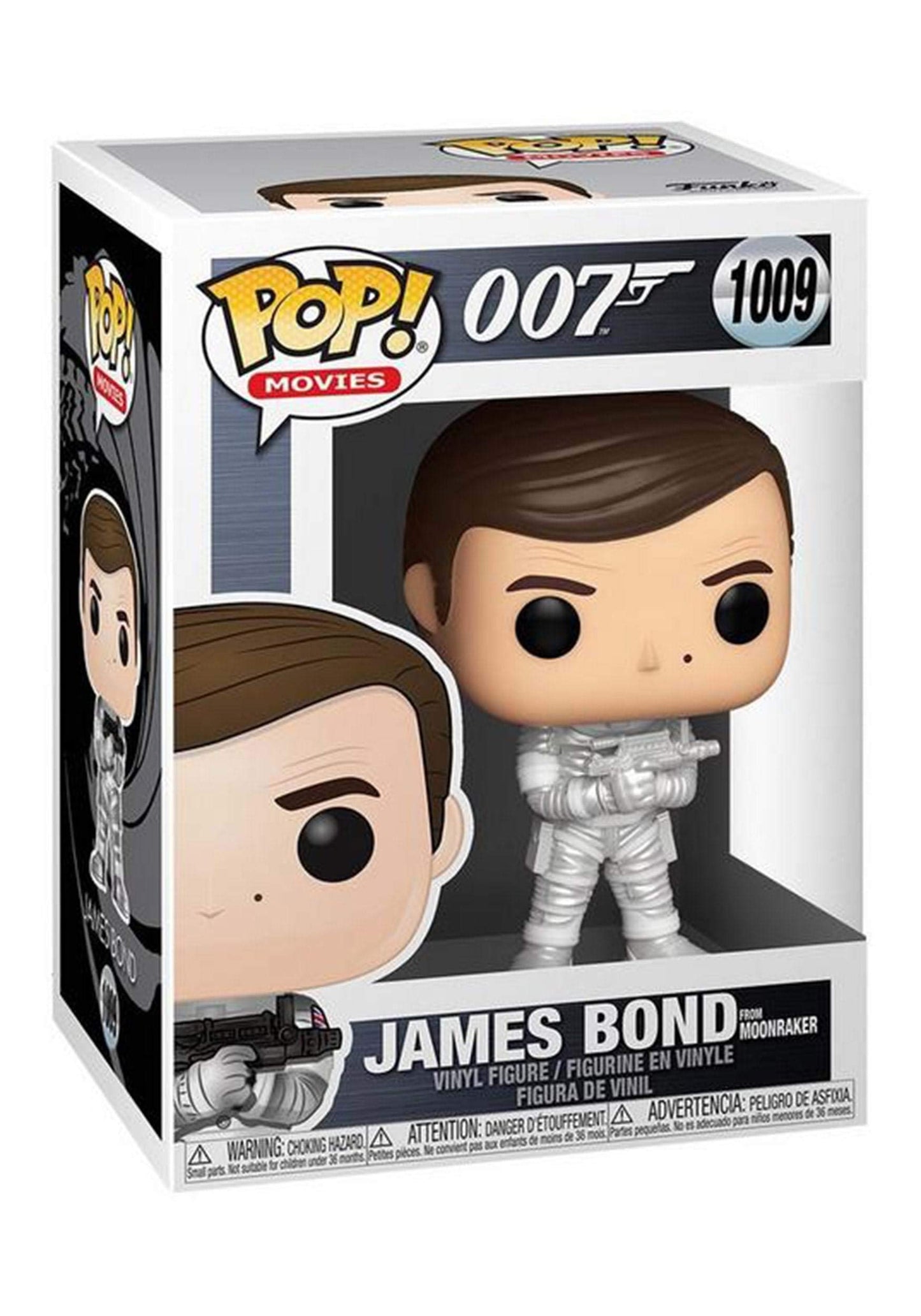 Funko Pop! Movies: James Bond - Roger Moore (Moonraker), Multicolor