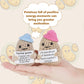 Grevosea 2 Pieces Mini Funny Knitted Potato, 3 Inch Cute Funny Couples Wool Knitting Doll Potato With Active Card Cheer Up Gifts For Christmas Birthday Friends Party Decoration Encouragement
