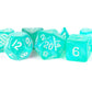Fanroll By Metallic Dice Games 16Mm Acrylic Polyhedral Dice Set: Stardust Turquoise