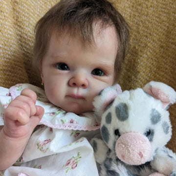Fasmas Reborn Baby Dolls Bettie - 20 Inch Realistic Newborn Baby Girl With Lifelike Face And Limbs, Christmas Birthday Gift For