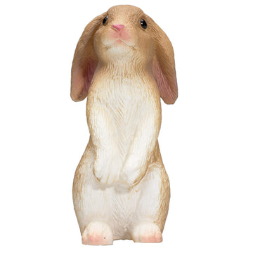 Mojo Rabbit Sitting Realistic International Wildlife Hand Painted Toy Figurine