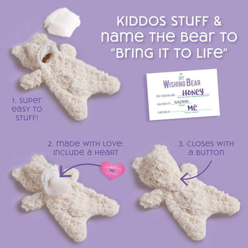 Craft-Tastic My Wishing Bear – Plush Toy And Book Gift Set – Features Nighttime Routine That Teaches Kindness, Builds Empathy, And Fosters Communication, Aw2011