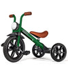 KRIDDO Kids Tricycles Age 2 Years to 5 Years, 12 Inch Puncture Free Rubber Wheel w Front Light, Adjustable Seat Height, Gift Tod