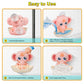 Bath Toys, Elephant Bath Bubble Maker With Music, Magnetic Charging Bubble Machine, Bath Toys For Toddlers 1-3, Toddler Bathtub