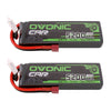 OVONIC 7.4V 2S Lipo Battery 5200mAh 80C Hard Case Battery Deans T Plug with Housing for 1/8 1/10 RC Vehicles Car Slash RC Buggy 