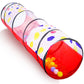 Kids Play Tunnel For Toddlers, Pop Up Crawl Through Tunnel Play Tent For Baby Infant Children Or Dog With 2 Mesh Sides, Kids Tunnel Toys Or Gift Indoor & Outdoor (Red Crawling Tent With Dots)
