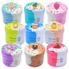 Kmbtqre Butter Slime Kit Two-Toned 9 Packed For Girl Boys Party Favors Toys, Stocking Stuffers For Kids 6 7 8 9 10 11 12 Years O