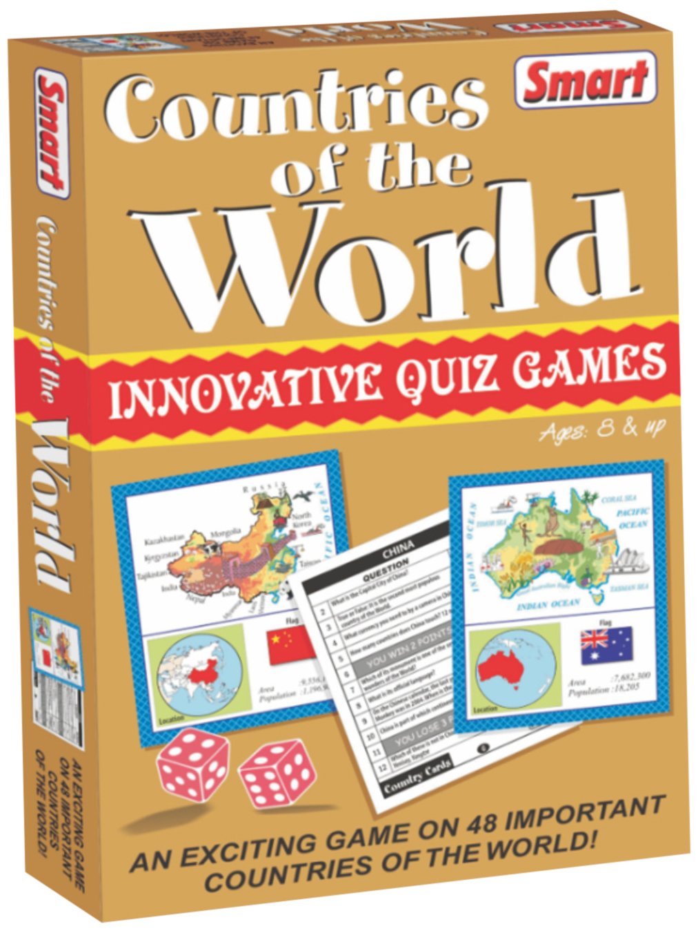 Smart  1053 Countries of The World Puzzle (MultiColor)