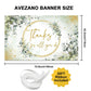 Avezano Thanks for All You Do Banner Thank You Party Backdrop Sage Green Employee Retirement Appreciation Party Decorations Than