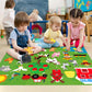 WATINC Farm Animals Felt Story Board Set - 38Pcs Interactive Play Kit, Large, Multicolor, Preschool Learning Toy for Toddlers and Kids