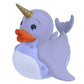 Wild Republic Rubber Duck, Narwhal, Gift For Kids, Great Gift For Kids And Adults, 4 Inches