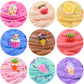 12 Pack Butter Slime Kit  with Unicorn  Fruit  Ice Cream Mini Scented Slime Charms Suppulies  Party Favors Stress Relief Toy for Girls Boys  Non-Sticky & Super Stretchy