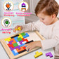 FFTROC Wooden Puzzles for Kids 4-8, 3D Russian Blocks, STEM Brain Teaser Toys, Educational Gift for Toddlers, Model WSTT698-TMM
