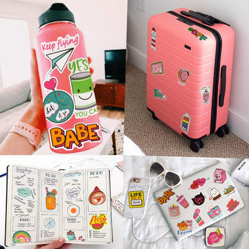 Qtl Cute Girl Stickers For Water Bottles Stickers For Kids Vsco Stickers For Hydroflask Stickers Waterproof Girls Laptop Sticker